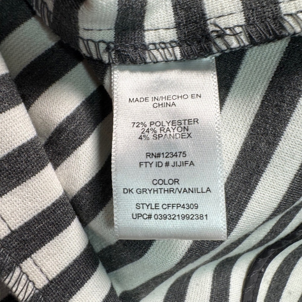 Catherine Malandrino XXL Striped Blazer Jacket Black White One Button Quiet Luxe - Picture 4 of 11
